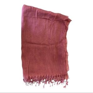 NWT scarves bundle, salmon pink and silver